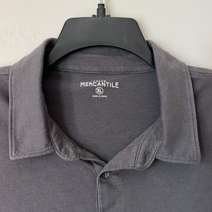 Men’s Jcrew Mercantile Grey Polo Shirt XL
